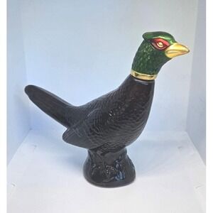 Vintage Avon "Avon Leather" After Shave‎ Pheasant Decanter 5 fl oz